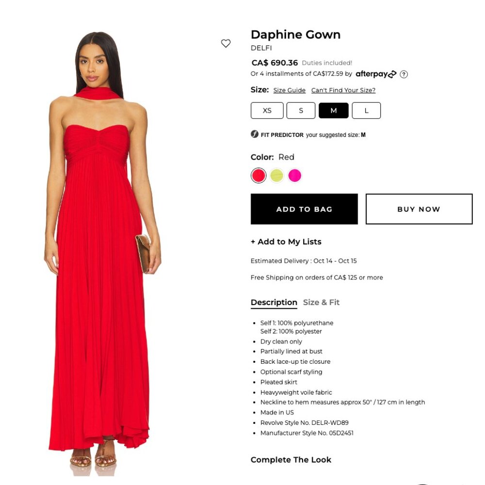 Delfi Daphne Dress